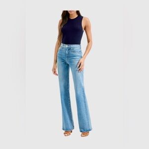 Veronica Beard Crosbie High-Rise Flair jeans
Ripple Haze  Size 29 (6-8)
